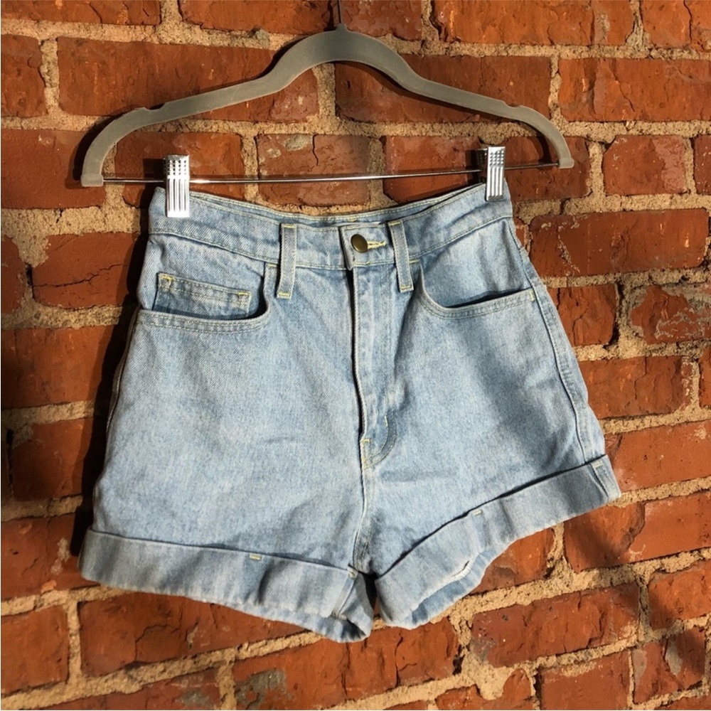 NWOT American Apparel Shorts Light Wash